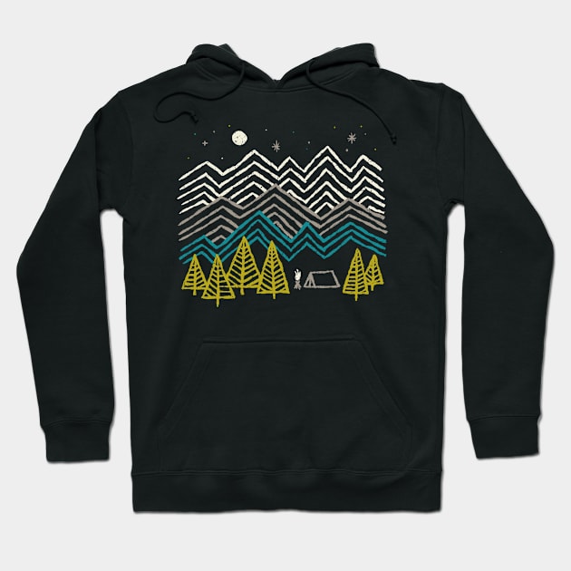 Camping Hoodie by quilimo